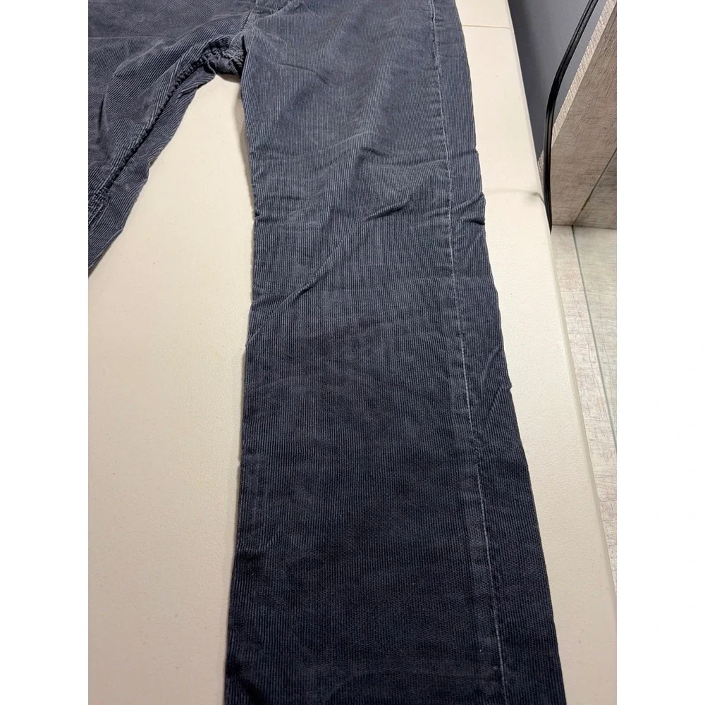 Levi 514 Straight Fit Corduroy Pants Mens 33x30 Black 3249 CW-1317